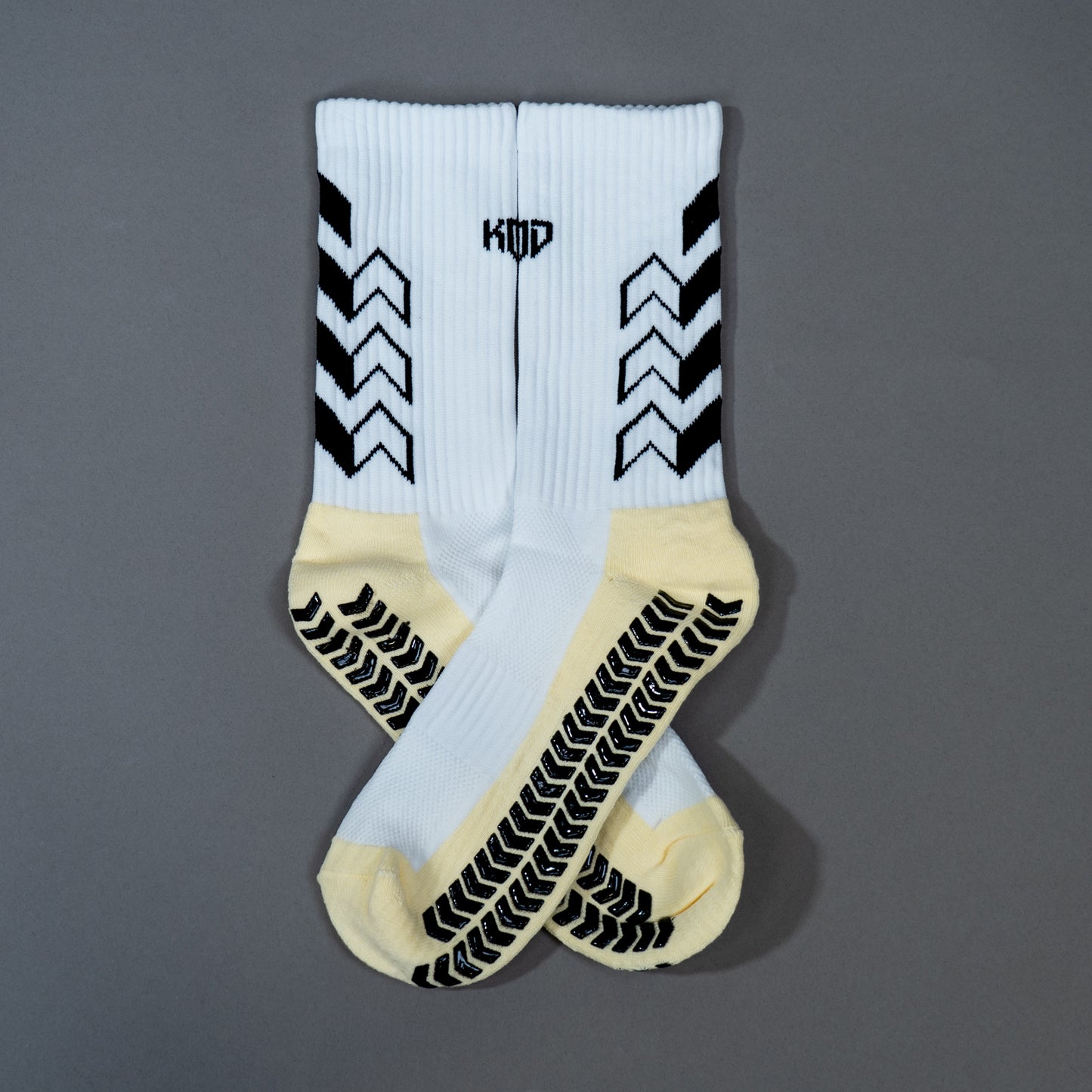 Grip Socks, Gain The Edge Socks, Socks with Grips on the bottom, Football, Athletic, Soccer, Mens Grip Socks, White, Kit on Demand, Anti Slip Socks, Non Slip Grip Socks, Cheap Grip Socks, Socks with rubber grips, Best football grip socks