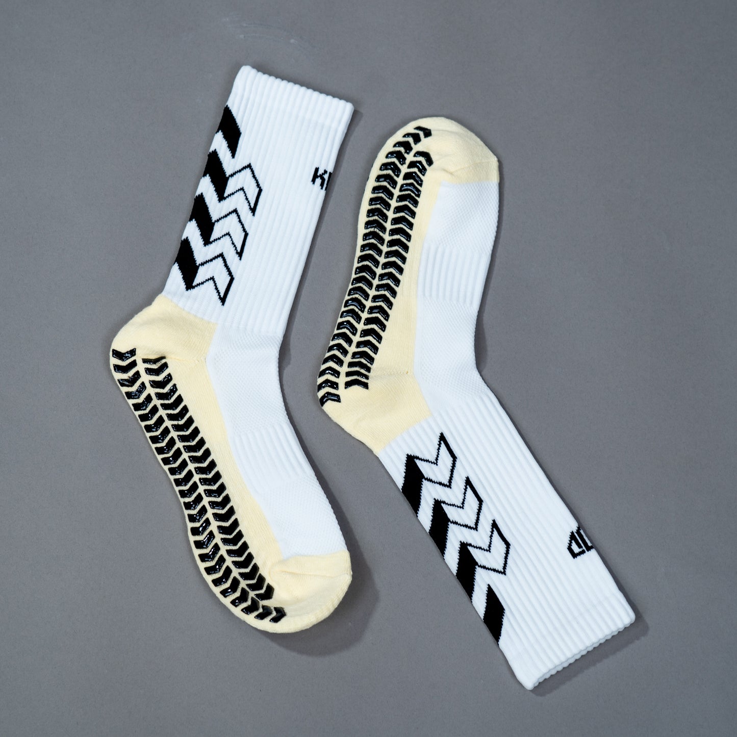 Grip Socks, Gain The Edge Socks, Socks with Grips on the bottom, Football, Athletic, Soccer, Mens Grip Socks, White, Kit on Demand, Anti Slip Socks, Non Slip Grip Socks, Cheap Grip Socks, Socks with rubber grips, Best football grip sockss