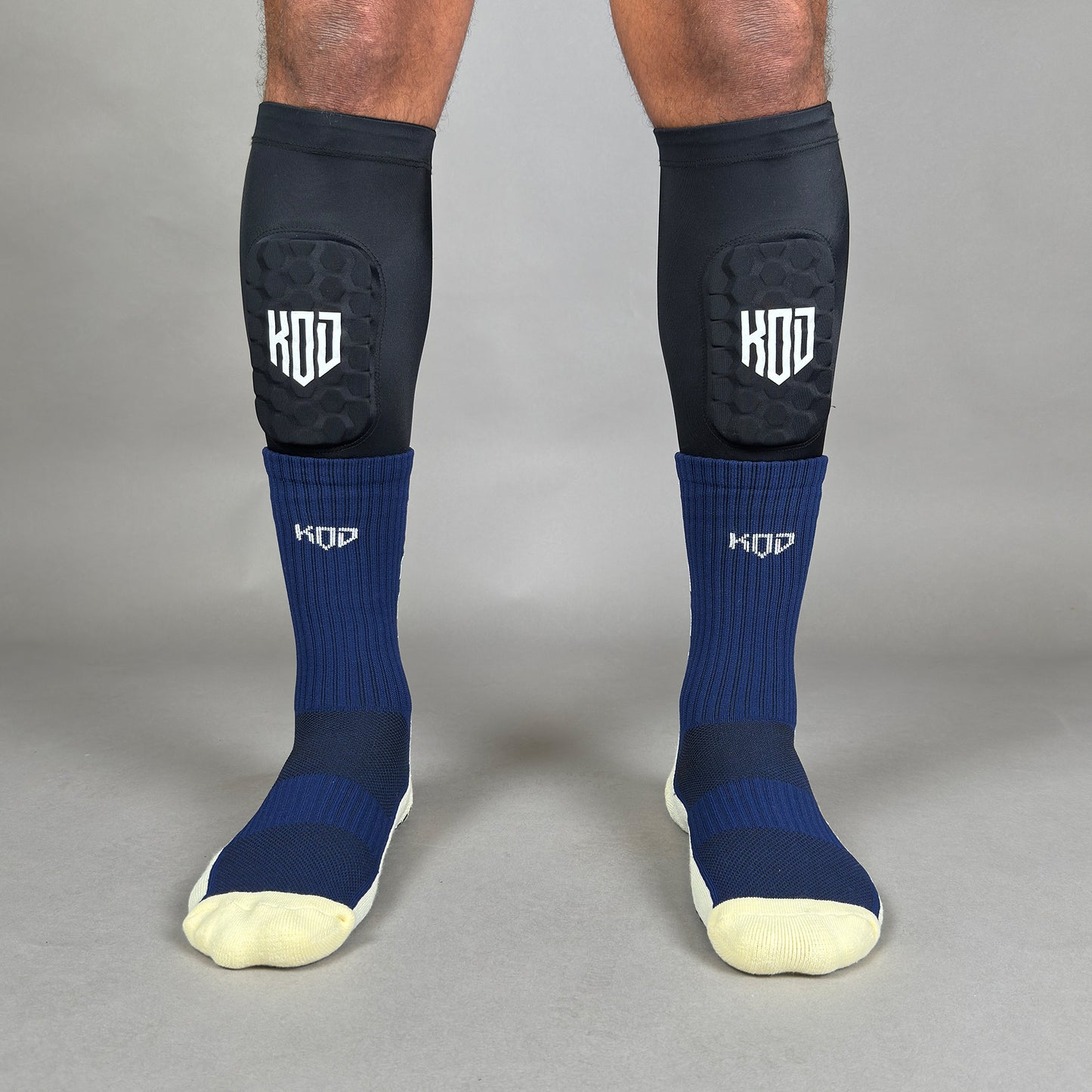 Navy Grip Socks