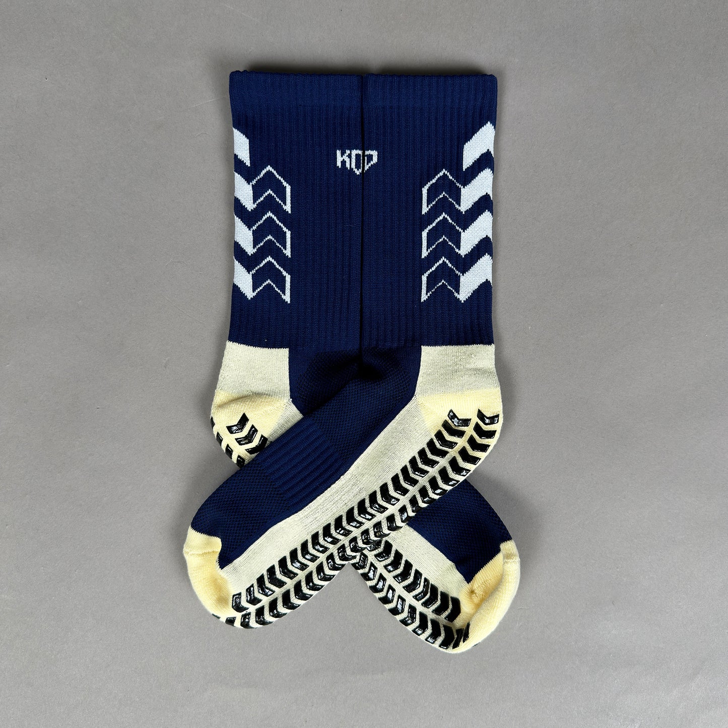 Navy Grip Socks