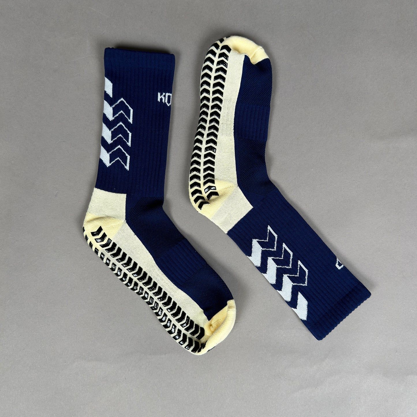Navy Grip Socks
