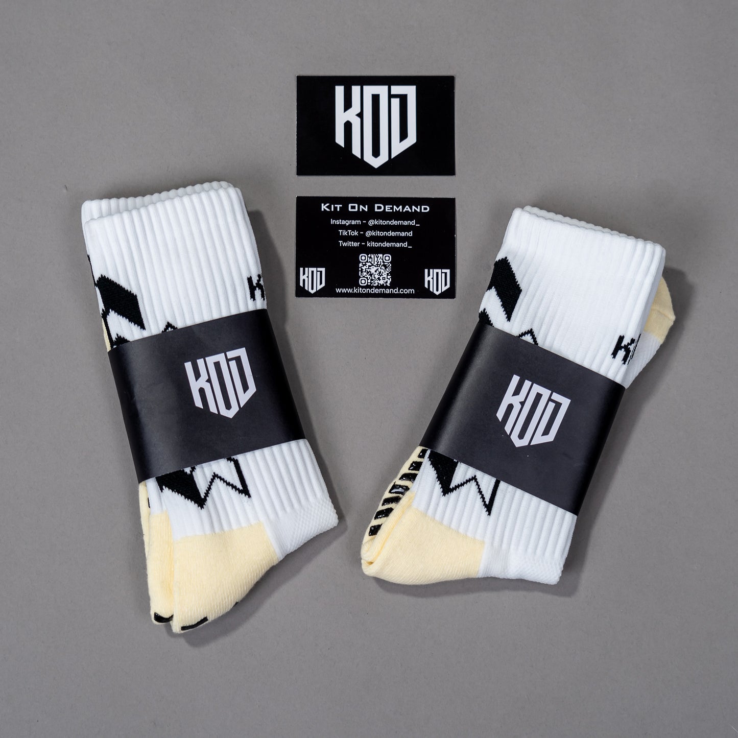 White Grip Socks Buy 1 Get 1 Half Price