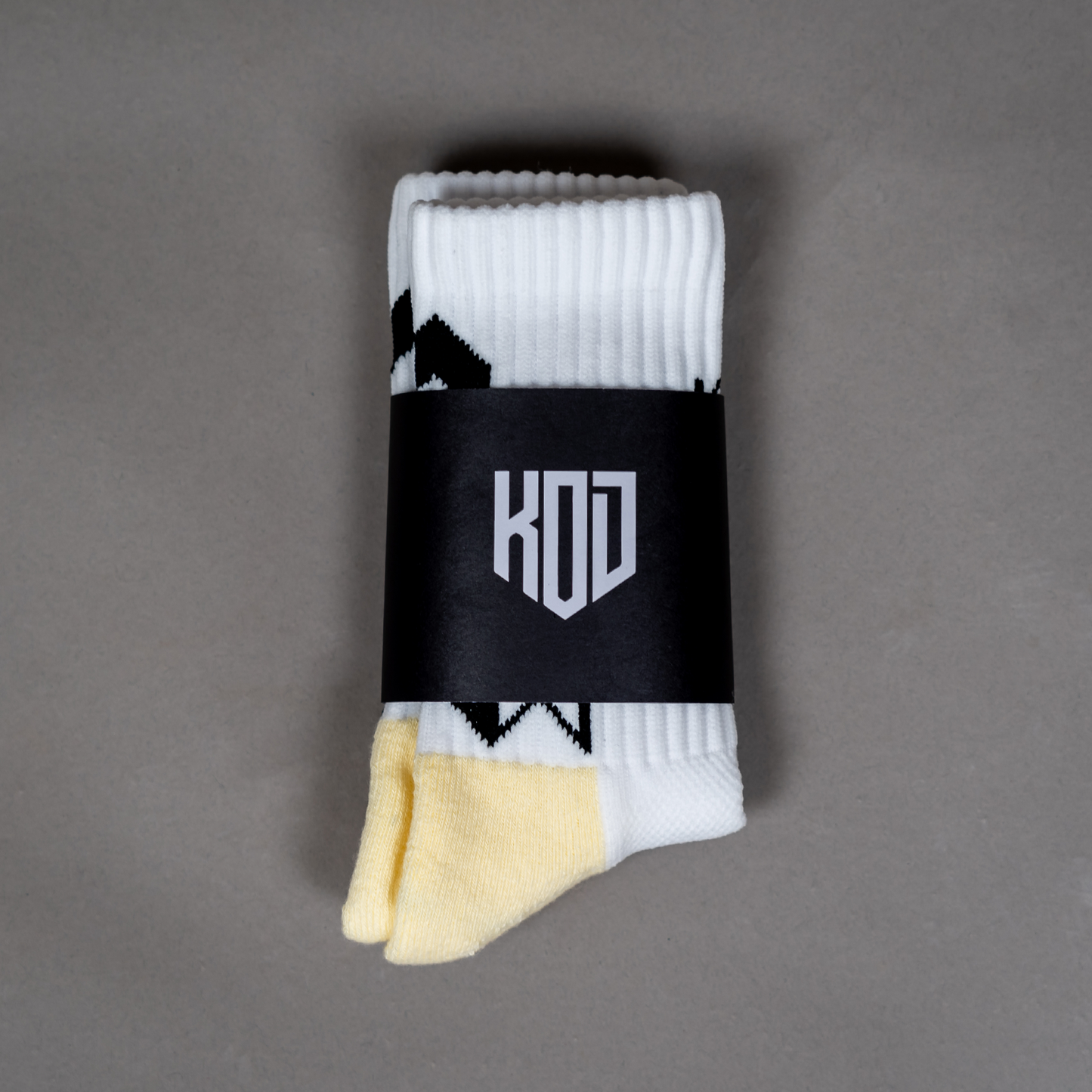2-Pack Junior White Grip Socks