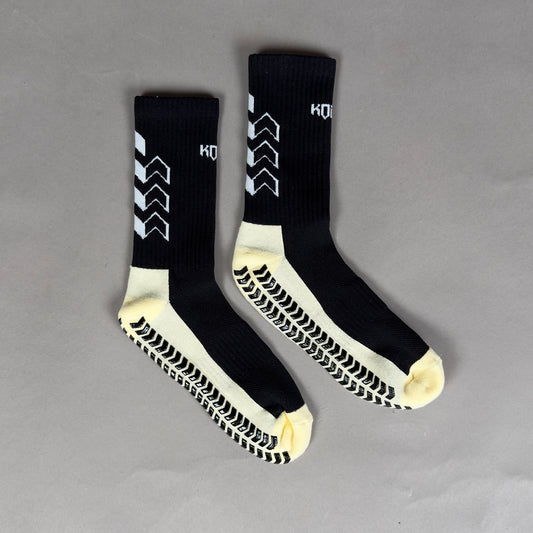 Black Grip Socks